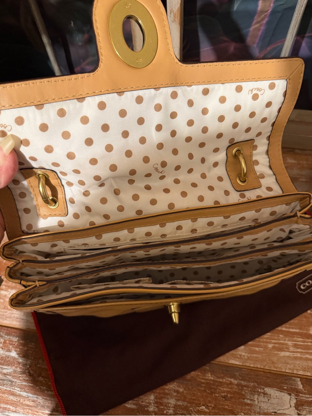 Coach Peyton Flap Shoulder Bag - Picture 10 of 11